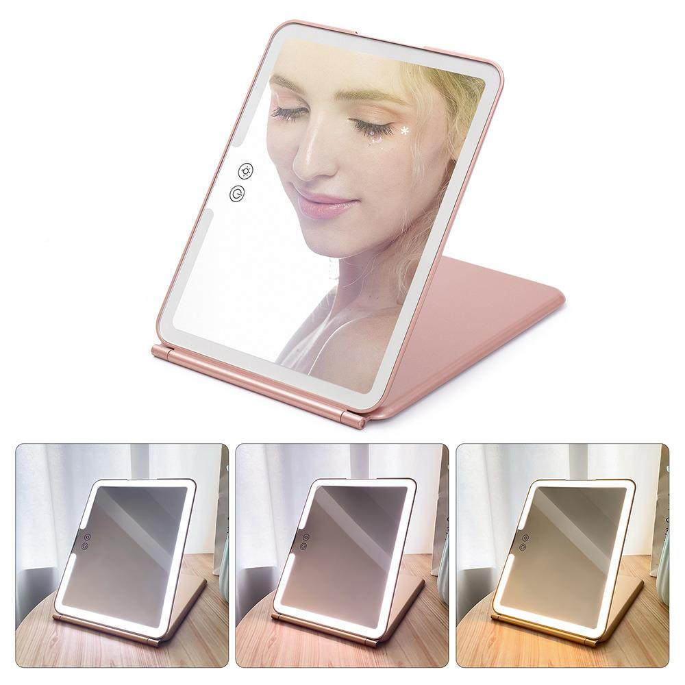 跨境LYJAD折叠化妆镜平板化妆带灯便携旅镜行台工式翻E盖化妆镜厂,饰品/流行首饰/时尚饰品新,其他DIY饰品配件,淘宝优惠券,粉丝福利购,淘宝优惠卷