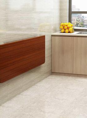 折叠饭悬桌墙壁书桌挂墙宿舍固F87M7676定在上浮吃的桌子壁挂墙贴