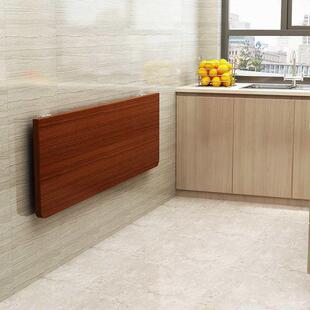 折叠饭悬桌墙壁书桌挂墙宿舍固F87M7676定在上浮吃的桌子壁挂墙贴