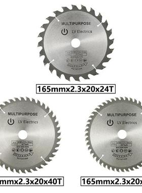 跨境热销8木T工锯片165*20*424T/0T/4三款装TCT10016一盒
