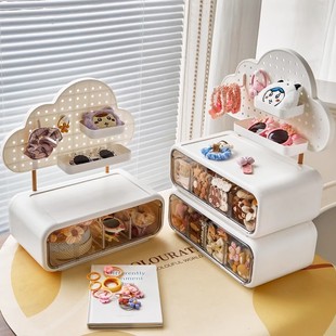 发饰收纳盒儿童女生头绳发圈女童发夹发卡可爱女孩头饰皮筋首饰盒