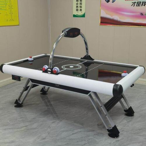 桌上冰球桌冰球机空气曲棍球气悬曲棍球桌游电计加强铝面轰趴桌游