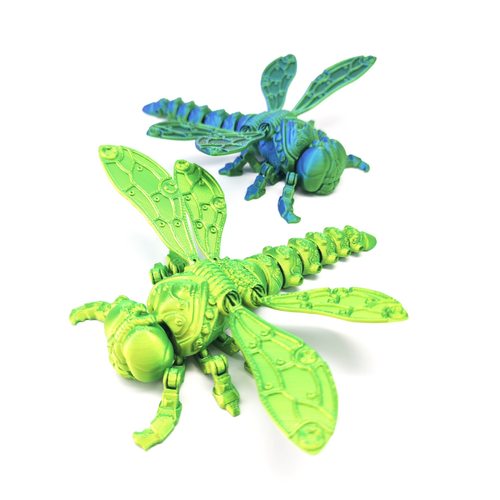 3D新款蜻蜓关节翅膀可活动仿真
