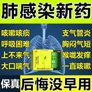 肺炎消炎药 清肺祛痰肺部感染慢性支气管炎咳嗽发热痰多肺宁颗粒S