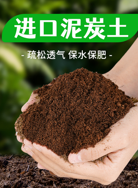 进口泥炭土通用型营养土种菜养花多肉专用育苗种植粗颗粒天然草炭