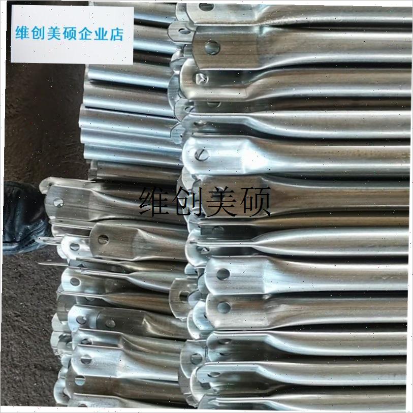 l温室大棚镀锌钢管卷膜杆免费加工缩头打孔折弯S切割打扁厂家直销