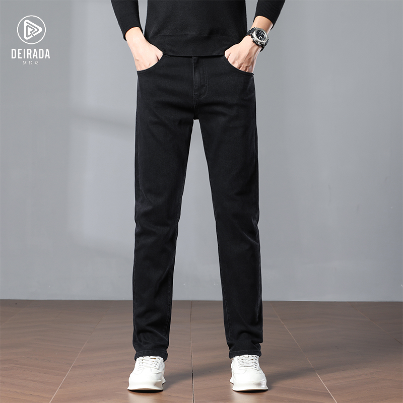 合体直筒弹力百搭高端商务长裤