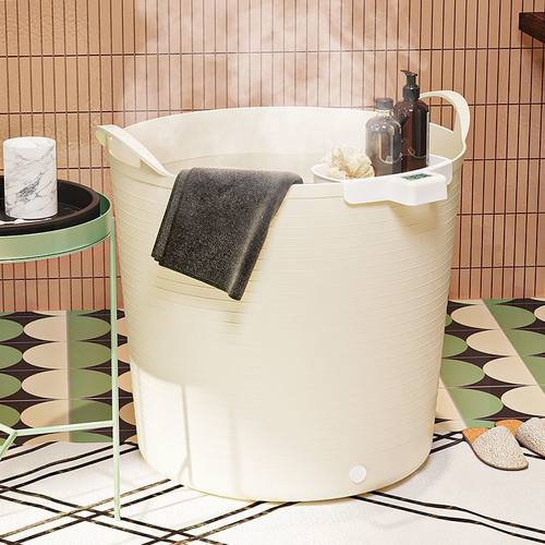 浴桶泡澡桶儿童洗澡可坐小孩游泳桶宝宝大号浴缸家用洗澡盆代