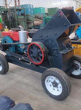 锤式破碎粉碎机38-1吨砖瓦碎破碎机5PC片GAD400X00小型锤破机粉碎