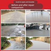 水泥路面高强修补料混凝土地面快速砂浆道路快干起沙裂缝修覆剂