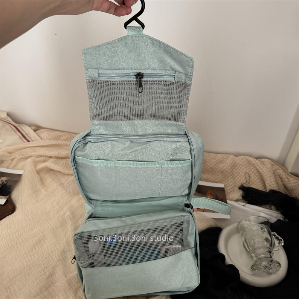 日系纯素版旅游洗漱包！简直是我化妆品的小小“行李箱“男女款
