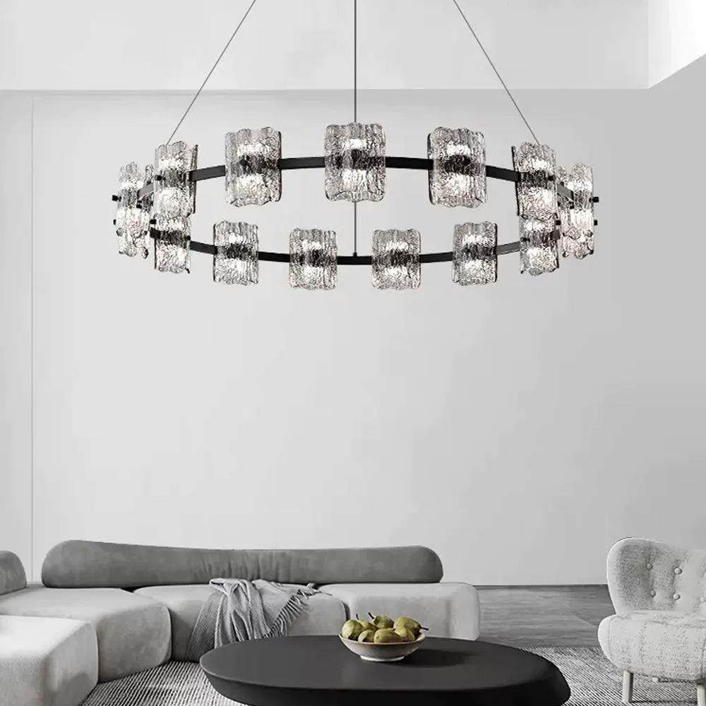 意式极简餐厅吊灯现代简约2024新款设计师创意吧台高端树脂长条灯