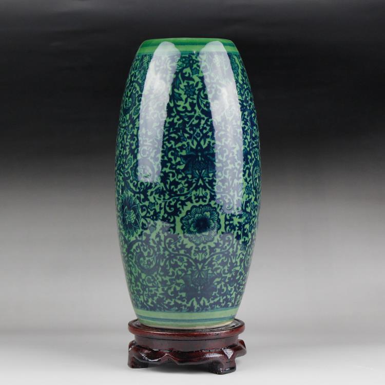 包邮景德镇陶瓷器仿古青花瓷迷你小花插花瓶家居装饰品博古架摆件