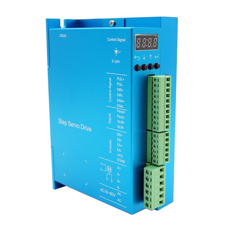 86步进闭环驱动器带数显细分可视化编码器高精度时代超群高速电机