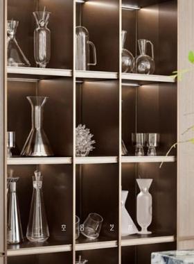 空合轻奢玻璃红酒醒酒器样板间客厅餐厅高端茶几酒杯酒具套装摆件