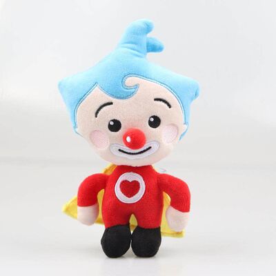 新款plim plim毛绒玩具儿童启蒙教育玩偶魔术师小丑公仔儿童礼物