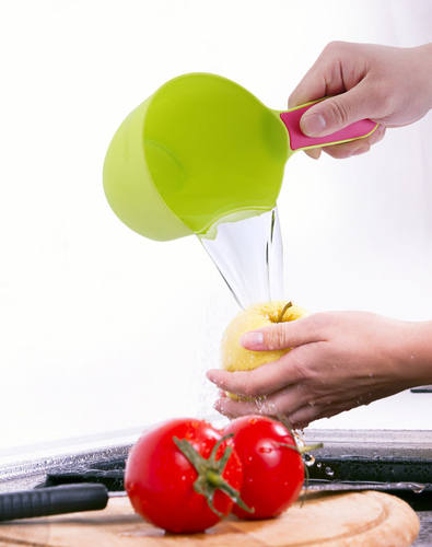 婴儿洗澡水勺水瓢儿童沐浴水勺花洒洗头勺子儿童水勺洗澡玩具