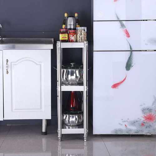 宽25cm夹缝置物架长60厨房落地宽20墙角架窄缝间隙收纳新品