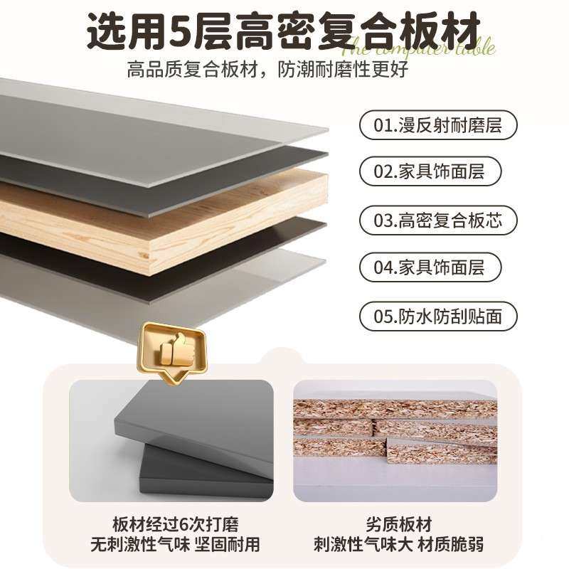 脑桌台式带抽现屉家用书桌卧室写字桌电简约代公桌可放主END机桌,住宅家具,电脑桌,淘宝优惠券,粉丝福利购,淘宝优惠卷