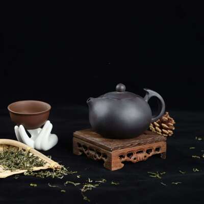 宜兴飞把工西头施茶壶黑128泥孔紫砂壶七纯手茶壶源厂家可按需定