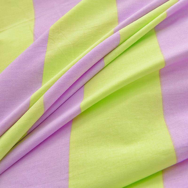 2品025新款简约条纹被套单人双棉人纯罩被全棉纯色单被单1QY47314