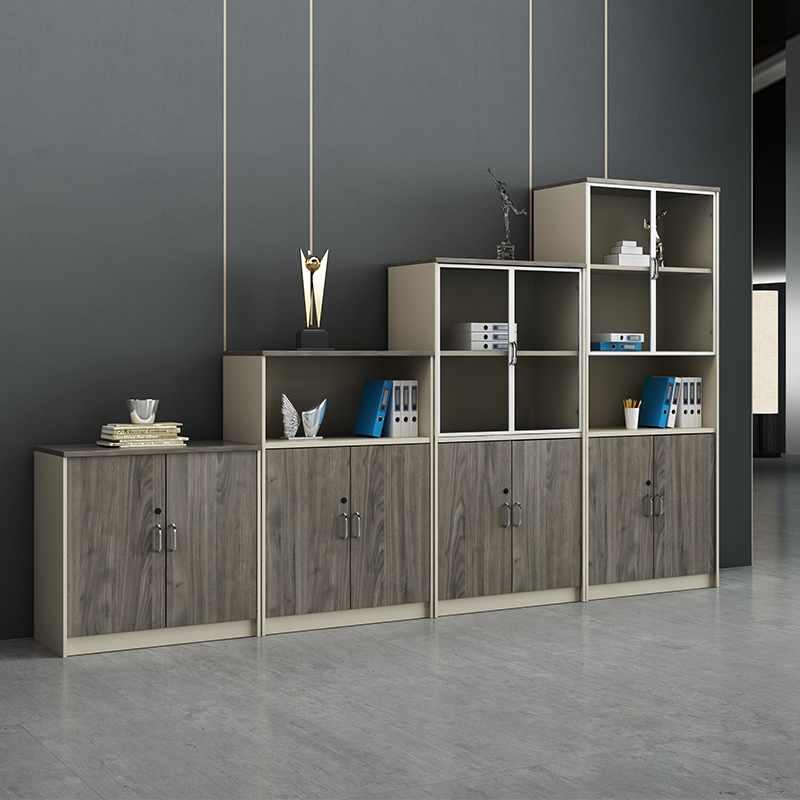 办公柜文件高低矮组合资料