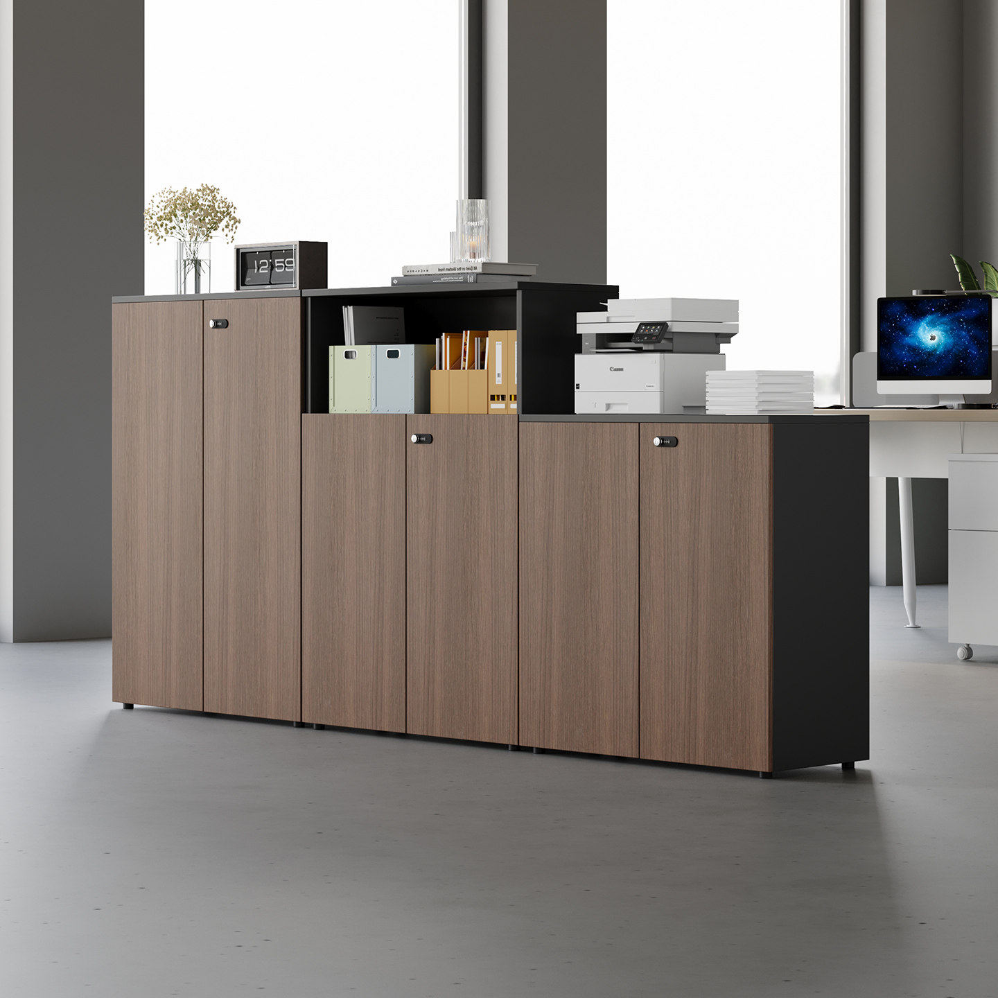 矮柜会议室茶水柜文件柜隔断柜储物柜打印机工作台办公室办公柜子,商业/办公家具,文件柜,淘宝优惠券,粉丝福利购,淘宝优惠卷