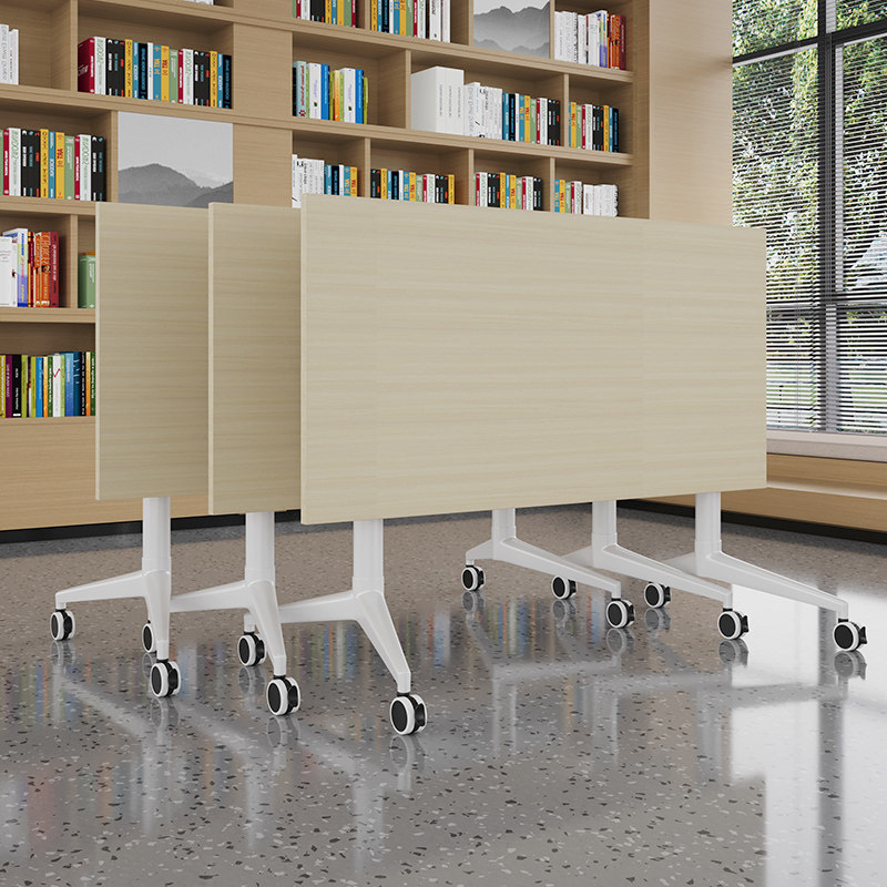 折叠会议桌椅可移动拼接长条桌带轮多功能办公桌培训课桌书桌组合,商业/办公家具,培训桌/培训台,淘宝优惠券,粉丝福利购,淘宝优惠卷