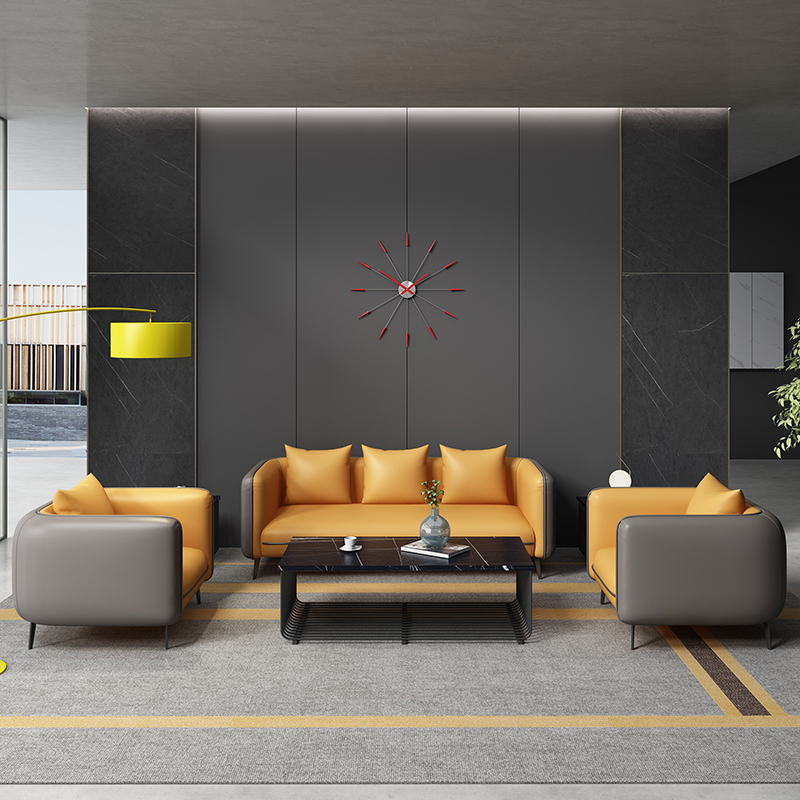 办公室沙发接待商务简约现