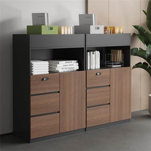 资料档案柜带锁边柜办公柜落地柜