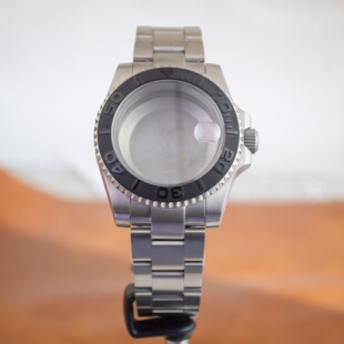 超轻纯钛水鬼游艇表壳手表壳手表带防水蓝宝石适NH35/36/ETA2824