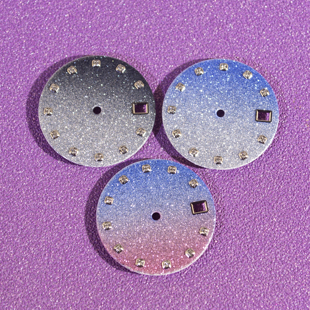 28.5mm手表字面日志水鬼表盘手表字面带钻霜金字面NH35/NH36机芯