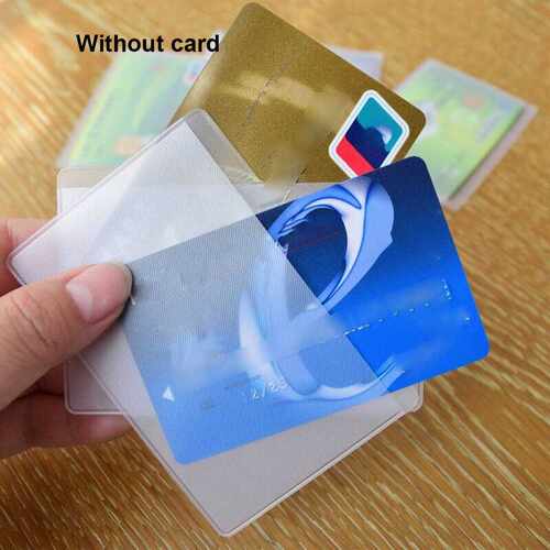 极速Transparent Matte Anti-Magnetic Bank Card SRets Ic Card