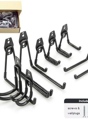 极速8Pcs/set Wall Mount Garage Bike HHanger Hook Heavy Duty