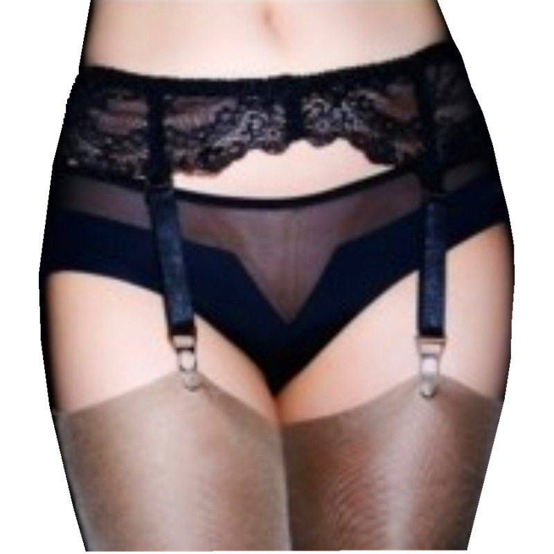 极速Highc waist anti-skid underwear with adjustable gold but