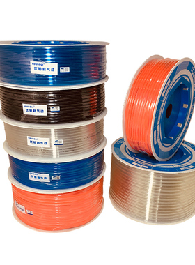 极速优铂利空压机气动软管PU-6*4 8*5 10*6.5 12*8 16m.m气泵高压