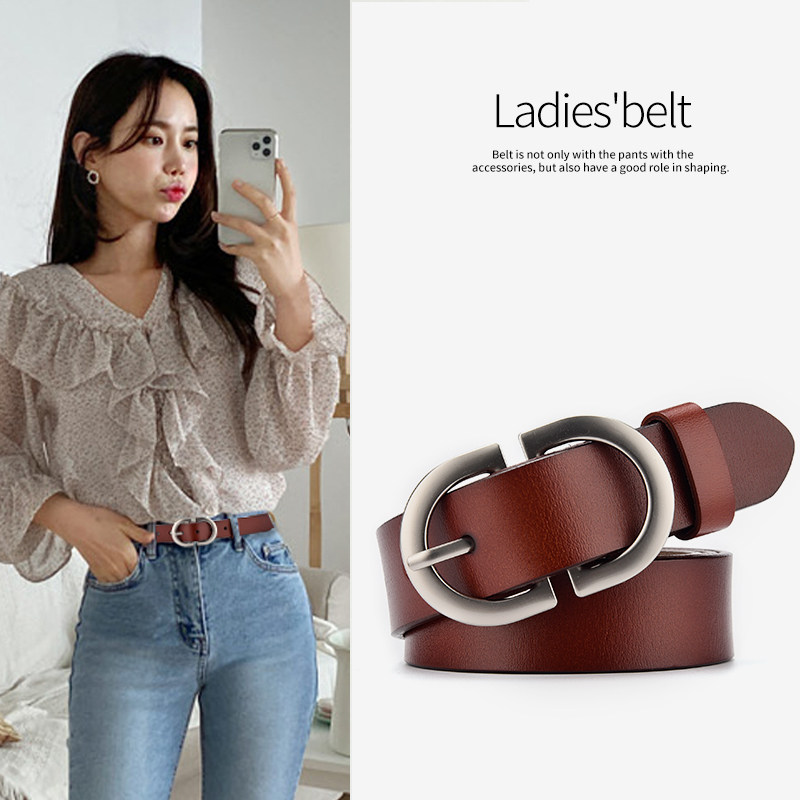 极速Luxury Belt For Women Pin Buckle MetaMl Adjustable High