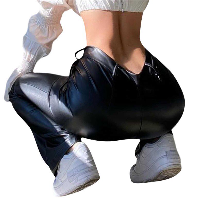 极速Fashion New Women Slim Wide-leg Pants Adults HighY Waist