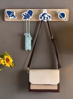 极速Manctel Astronot Kayu Kait Dinding Lucu Dekorasi Kamar