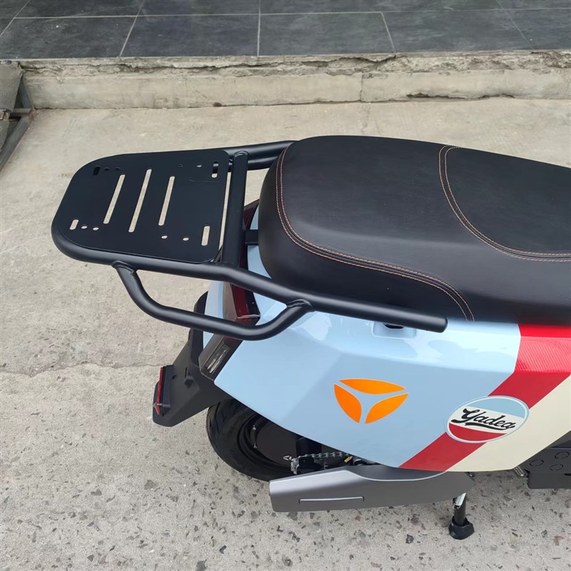 极速适用於雅迪欧雷电动车後v货架碳钢加粗加厚尾箱支架铝合金加