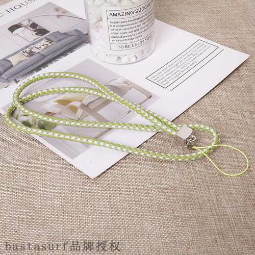 极速Woven nehck long rope mobile phone hanging rope hanging