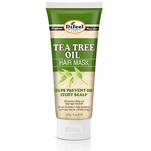 极速Difeel Tea kTree Oil Hair Mask 8 oz. - Tea Tree Hair Mas