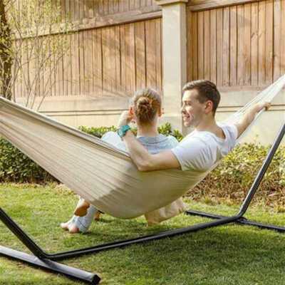 新品Double fHammock Outdoor Rollover Prevention Camping Hang