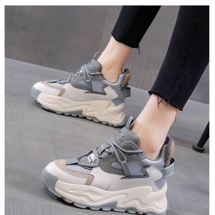 极速洋洋家店铺2021年新款秋冬季老爹鞋女鞋inQs,网红超火韩版百