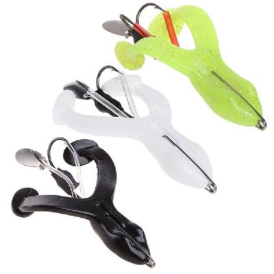 极速Fishing Bait Artificial Frog SoftK Lure Anti Hanging