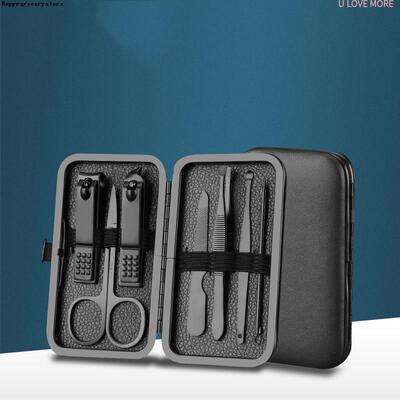 新品7/10c/12/16 pcs Manicure Cutters Nail Clipper Set Househ