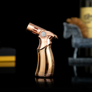 极速雪茄打火机 四火头喷枪直冲防风充气小型焊枪户外Y烧烤点艾灸