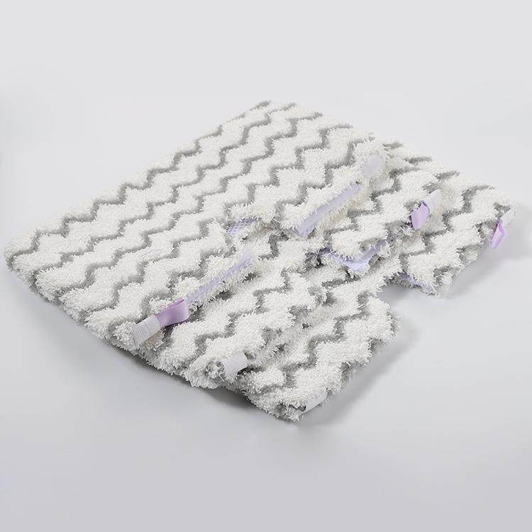 白色S3501蒸汽替换拖把布套 厂家直供纤维拖把布更换垫