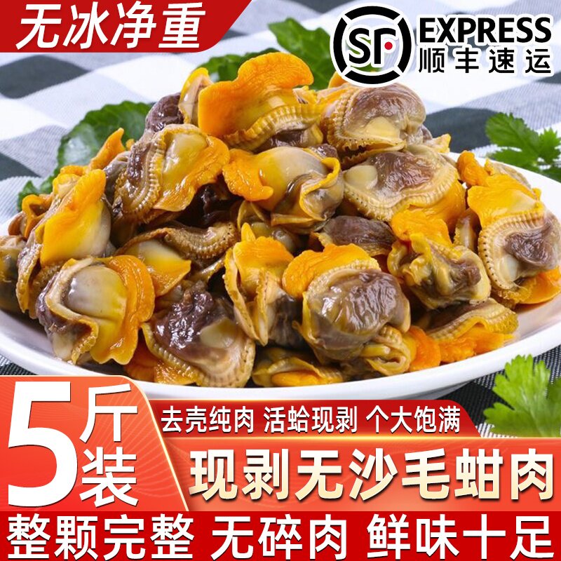 新鲜速冻无沙毛蛤蜊肉