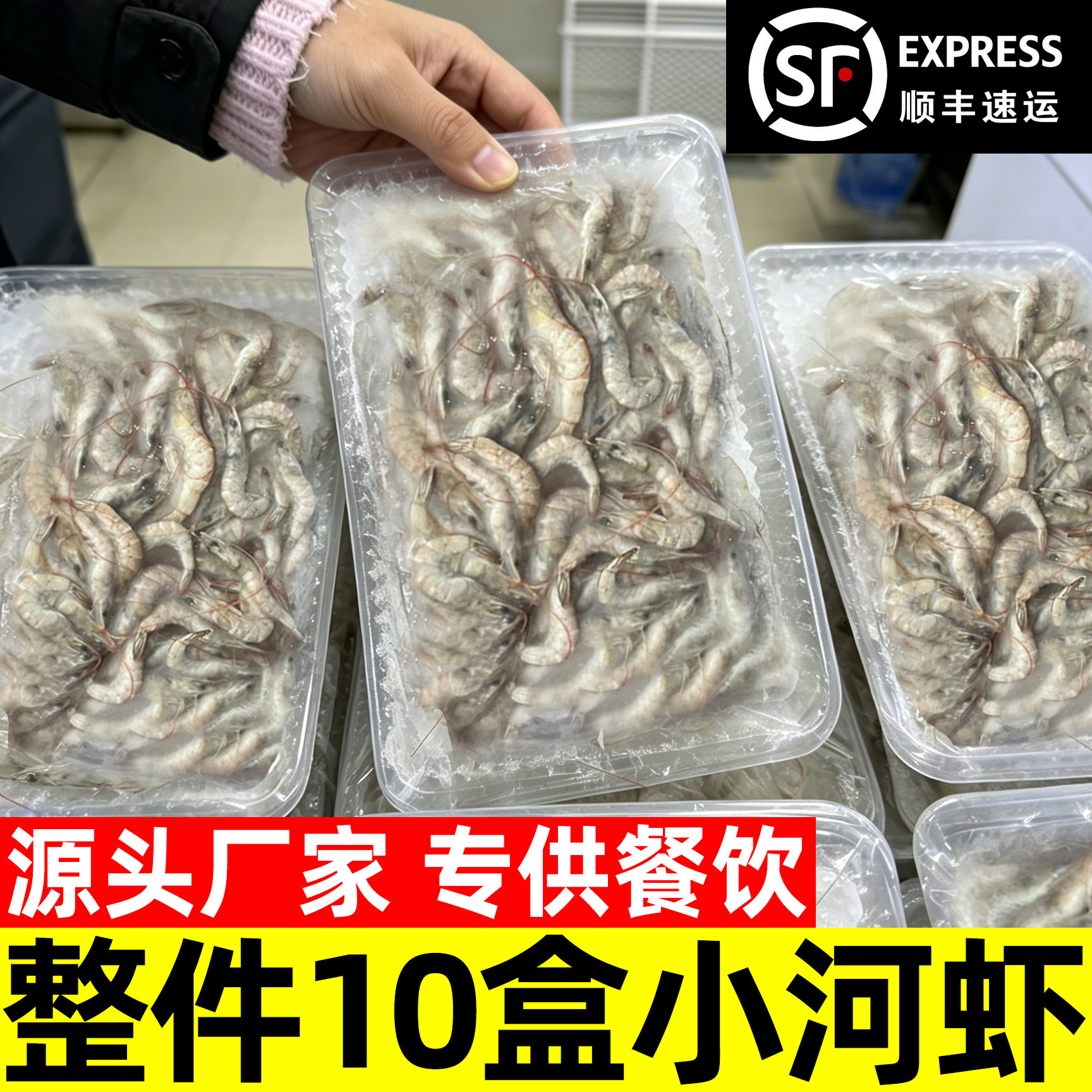 小河虾鲜活速冻现捕速冻小河虾